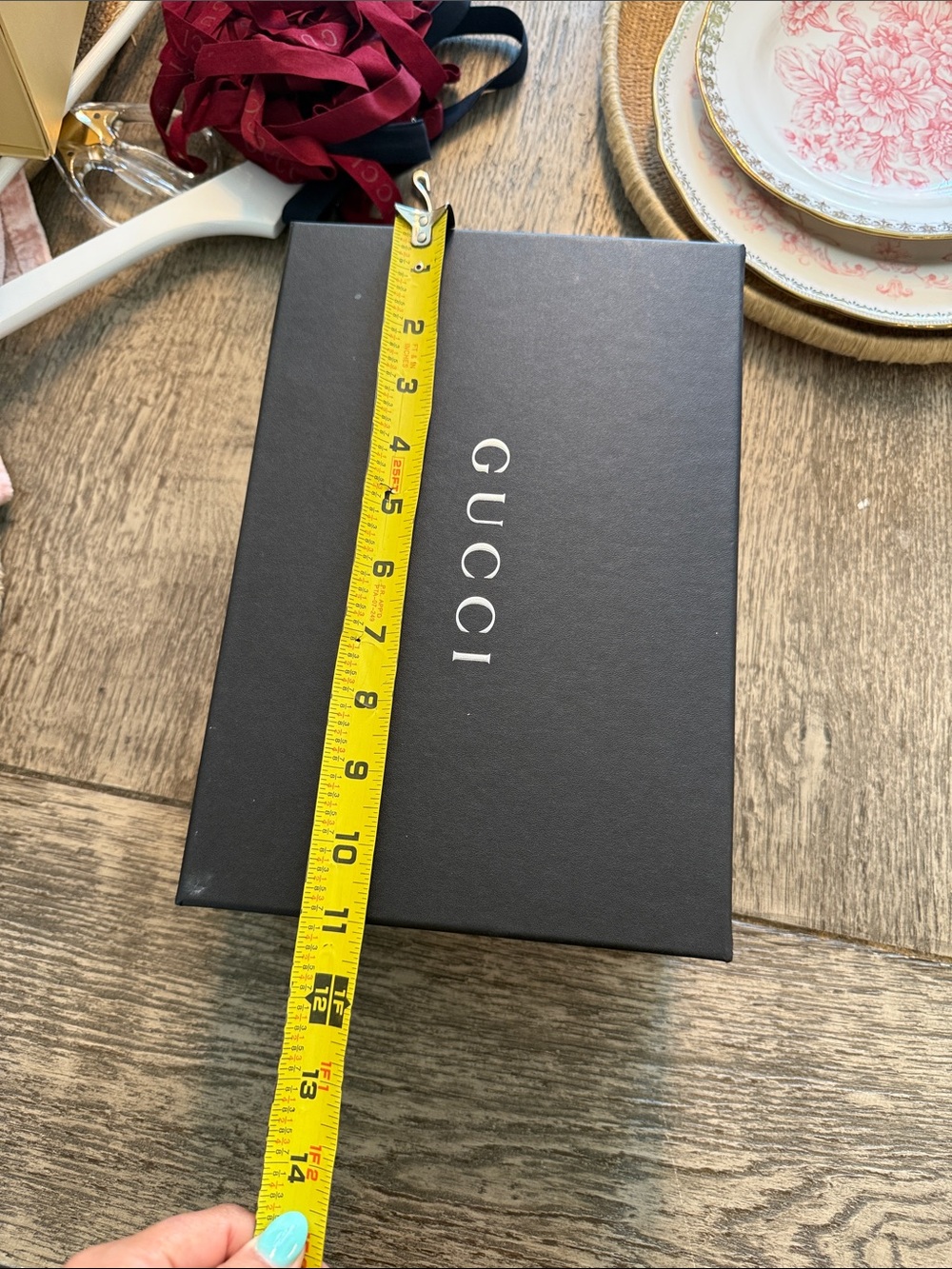 Authentic Gucci Black Box with White Logo - Picture 10 of 12